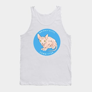 Wrinkly Kitty Committee! Tank Top